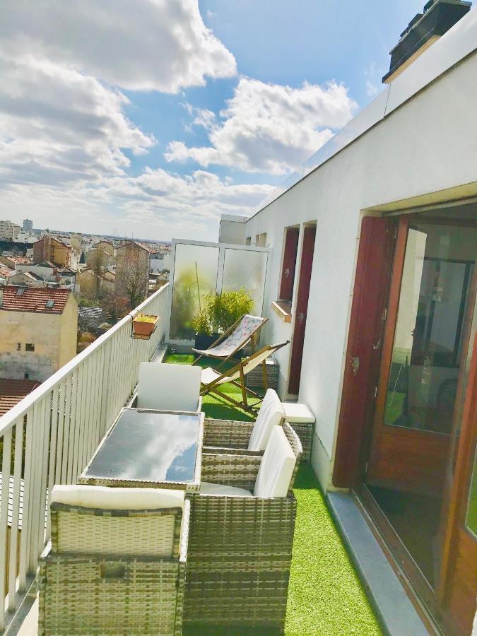 Superior Apartment - Last Floor With Nice View - Next To Metro Croix De Chavaux Line 9 Montreuil  Luaran gambar